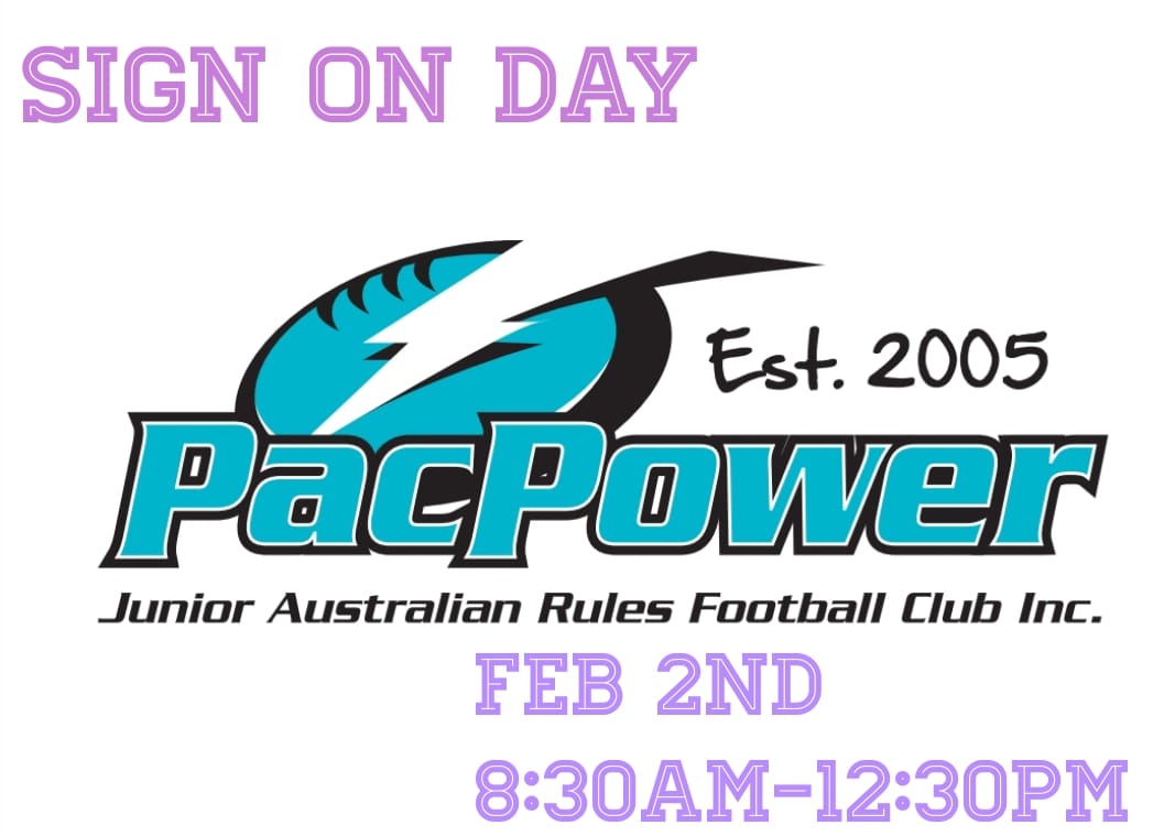 Pac Power AFL Club 2019 Sign On Day Feb 2